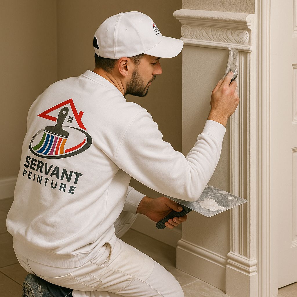 Finitions d'enduits et bandes prêtes à peindre